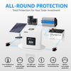Epever 100A Mppt Solar Charge Controller Dual PV Max 150V Inputs, Work with 12v/24v/48v Battery System, fit for LiFePO4 & Lead-Acid Batteries.
