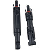 Male to Female F/M Set In-line Diode Solar Panel Cable Connector 15A Waterproof