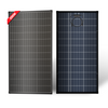 200W Bifacial Solar Panel, 12V N-Type 20BB Monocrystalline Solar Cell, Up to 25% High Conversion Efficiency, Dual-Sided Power Generation Black Frame Panel for RV, Marine, Off-Grid Roof