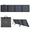 220W Foldable Solar Panel, Bifacial Monocrystalline, 25.9 Voc High Voltage, Waterproof, for Portable Power Station, Camping, RV, with Kickstand and Carrying Bag