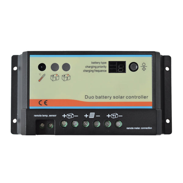 SolarEpic 10A/20A Duo Battery PWM  Charge Controller Solar Panel Charge Controller