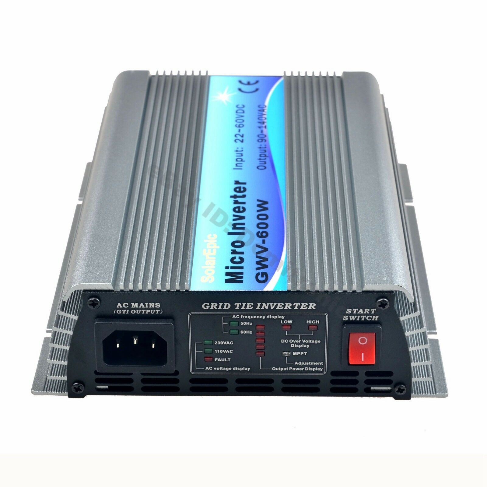 600W DC 28-50V Grid Tie Micro Inverter MPPT Solar Wechselrichter IP65 with  LCD Solar Inverters - AliExpress