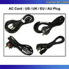 AC Cable Solar Inverter Cable Grid Tie Inverter Cables US/UK/EU/AU Plug 1.5meter