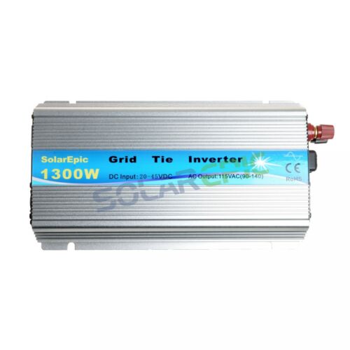 1300W Solar Grid Tie Inverter DC24V to AC110V/220V 50Hz/60Hz Pure Sine