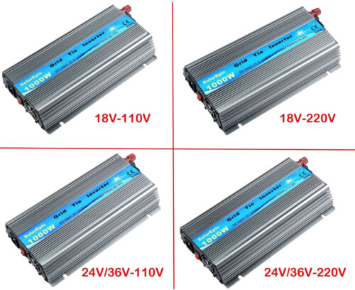 1000W Solar Grid Tie Inverter 110V or 220V Pure Sine Wave Inverter 18V