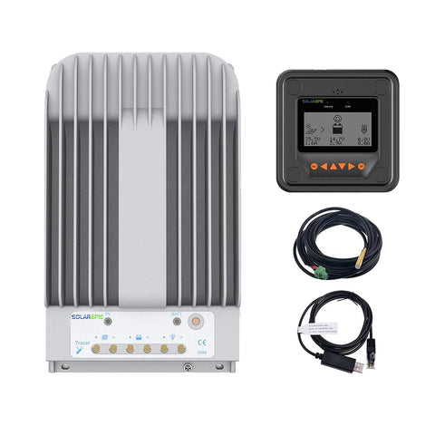 EPEVER 50A/60A/80A/100A MPPT Solar Charge Controller 150V-200V PV